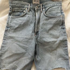 AGolde long denim shorts. Excellent condition